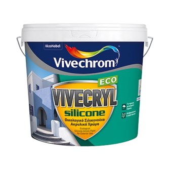 VIVECHROM - VIVECRYL SILICONE ECO / ΛΕΥΚΟ ΟΙΚΟΛΟΓΙΚΟ ΣΙΛΙΚΟΝΟΥΧΟ ΑΚΡΥΛΙΚΟ ΧΡΩΜΑ