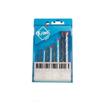 KRINO - ΤΡΥΠΑΝΙΑ ΜΕΤΑΛΛΟΥ ΔΙΑΜΑΝΤΕ ΙΤΑΛΙΑΣ ΣΕΤ 9τεμ. (09010)