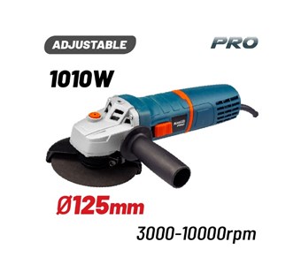BORMANN - BAG1300 PRO ΓΩΝΙΑΚΟΣ ΤΡΟΧΟΣ ΡΥΘΜΙΖΟΜΕΝΟΣ Φ125 1010W (028116)