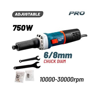 BORMANN - BDG8000 PRO ΛΕΙΑΝΤΗΡΑΣ ΕΥΘΥΣ ΡΥΘΜΙΖΟΜΕΝΟΣ, 750W (025443)