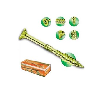 FISCO - ΒΙΔΑ ΞΥΛΟΥ 8.0 TORX STAR WOOD ΜΕ ΦΡΕΖΑ ΙΡΙΔΙΟ (28119)