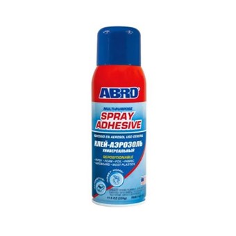 ABRO -  MULTI PURPOSE SPRAY ADHESIVE / ΔΙΑΦΑΝΗ ΒΕΝΖΙΝΟΚΟΛΛΑ ΓΕΝΙΚΗΣ ΧΡΗΣΕΩΣ ΣΕ ΜΟΡΦΗ ΣΠΡΕΥ 326gr (00685)