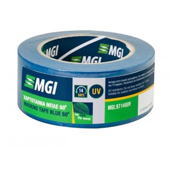 MGI - ΧΑΡΤΟΤΑΙΝΙΑ ΜΑΣΚΑΡΙΣΜΑΤΟΣ UV ΜΠΛΕ 60°C 30mm / 40m (MGI.97130)