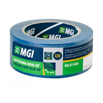 MGI - ΧΑΡΤΟΤΑΙΝΙΑ ΜΑΣΚΑΡΙΣΜΑΤΟΣ UV ΜΠΛΕ 60°C 48mm / 40m (MGI.97148)