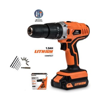 KRAUSMANN - 7250 ΚΡΟΥΣΤΙΚΟ ΔΡΑΠΑΝΟΚΑΤΣΑΒΙΔΟ 18V ΕΠΑΝΑΦΟΡΤΙΖΟΜΕΝΟ KRAUSMANN - 7250 ΚΡΟΥΣΤΙΚΟ ΔΡΑΠΑΝΟΚΑΤΣΑΒΙΔΟ 18V ΕΠΑΝΑΦΟΡΤΙΖΟΜΕΝΟ