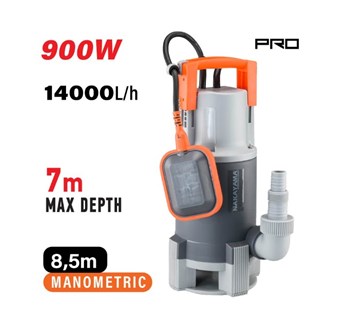 NAKAYAMA - NP1040 ΥΠΟΒΡΥΧΙΑ ΑΝΤΛΙΑ ΑΚΑΘΑΡΤΩΝ ΥΔΑΤΩΝ 900W