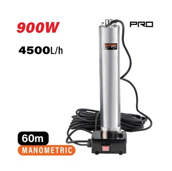 NAKAYAMA - NP1190 ΑΝΤΛΙΑ ΠΗΓΑΔΙΟΥ INOX ΜΕ ΠΙΝΑΚΑ 900W