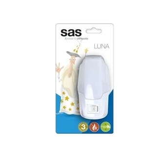 SAS - ΦΩΤΙΣΤΙΚΟ ΝΥΧΤΟΣ LED ΕΣΩΤΕΡΙΚΟΥ ΧΩΡΟΥ ΜΕ ΔΙΑΚΟΠΤΗ 1W (100-15-133)