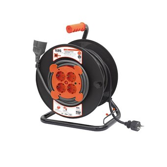 SAS - ΜΠΑΛΑΝΤΕΖΕΣ ΚΑΛΩΔΙΟΥ ΚΑΡΟΥΛΙ ΟΜΑΛΗΣ ΡΟΗΣ XTRA ΜΕ ΠΛΑΣΤΙΚΟ ΚΑΡΟΥΛΙ ΚΑΙ ΠΡΟΕΚΤΑΣΗ 4m 3x1.5mm (100-12-015)