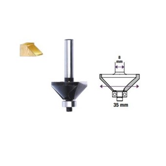 TACTIX - ΚΟΠΤΗΡΑΣ ΡΟΥΤΕΡ ΦΑΣΑΣ 45 ΜΟΙΡΩΝ ΜΕ ΟΔΗΓΟ 35mm (42747)