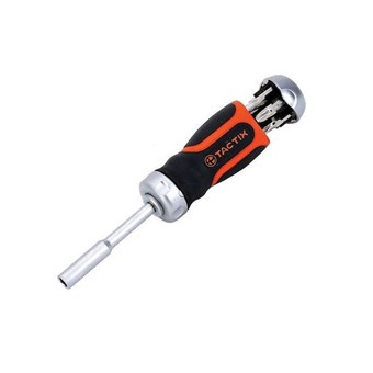 TACTIX - ΚΑΤΣΑΒΙΔΙ ΚΟΝΤΟ CR V ΜΕ ΚΑΣΤΑΝΙΑ 45 ΔΟΝΤΙΩΝ ΚΑΙ ΜΥΤΕΣ ΣΕΤ 7τεμ. (205247)