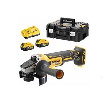 DEWALT - DCG405P2 18V XR LI-ION ΓΩΝΙΑΚΟΣ ΤΡΟΧΟΣ 2x5.0Ah Li-ion