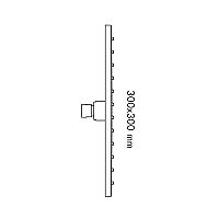 VIOSPIRAL - ΚΩΔΩΝΑΣ Viola ΧΡΩΜΕ Ø300mm (35-02425/S)