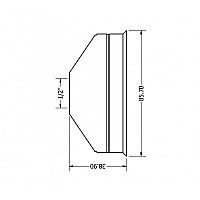 VIOSPIRAL - ΚΩΔΩΝΑΣ Rebel ΙΝΟΧ Ø85mm (06-01521)