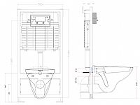 JAPAR - ΚΑΖΑΝΑΚΙ ΕΝΤΟΙΧΙΣΜΟΥ PROMICRO ΓΙΑ ΚΡΕΜΑΣΤΗ ΛΕΚΑΝΗ ΣΕ ΤΟΙΧΟ ΜΕ ΓΥΨΟΣΑΝΙΔΑ (58-051030)