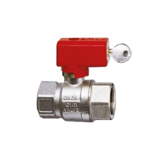 CIMBERIO - ΣΦΑΙΡΙΚΟΣ ΚΡΟΥΝΟΣ ΟΛΙΚΗΣ ΡΟΗΣ 1/2 inch ΜΕ ΚΛΕΙΔΙ ΘΗΛΥΚΟ - ΘΗΛΥΚΟ CIM 12SI (03-01012 si)