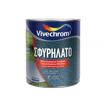 VIVECHROM - ΣΦΥΡΗΛΑΤΟ / ΒΕΡΝΙΚΟΧΡΩΜΑ ΜΕ ΕΜΦΑΝΙΣΗ ΣΦΥΡΗΛΑΤΗΜΕΝΟΥ ΜΕΤΑΛΛΟΥ