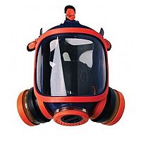 VIOPSEC - ΜΑΣΚΑ ΟΛΟΚΛΗΡΟΥ ΠΡΟΣΩΠΟΥ CLIMAX (ΜΕ 2 ΦΙΛΤΡΑ) Πορτοκαλί/Μαύρο (732N)