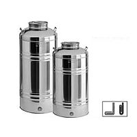 SANSONE - ΑΝΟΞΕΙΔΩΤΑ ΔΟΧΕΙΑ ΛΑΔΙΟΥ-ΚΡΑΣΙΟΥ ΚΟΛΛΗΤΑ ΜΕ ΒΙΔΩΤΟ ΚΑΠΑΚΙ (SA.BD.PR.10)