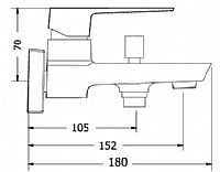 MODEA - ΜΠΑΤΑΡΙΑ ΛΟΥΤΡΟΥ ΧΡΩΜΕ PIETRA (00-08002)