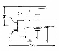 MODEA - ΜΠΑΤΑΡΙΑ ΛΟΥΤΡΟΥ OPTIMA VIVID ΓΚΡΙ ΜΑΤ - ΧΡΩΜΕ (00-02532)