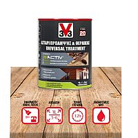 3V3 - UNIVERSAL TREATMENT BIACTIV® ΑΣΤΑΡΙ ΠΡΟΛΗΨΗΣ ΚΑΙ ΘΕΡΑΠΕΙΑΣ ΞΥΛΟΥ ΝΕΡΟΥ ΕΣΩΤΕΡΙΚΗΣ ΚΑΙ ΕΞΩΤΕΡΙΚΗΣ ΧΡΗΣΗΣ