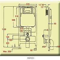 GLORIA HOTELIA ΥΠΕΡ-ΒΑΡΕΩΣ ΤΥΠΟΥ ΚΑΖΑΝΑΚΙ ΕΝΤΟΙΧΙΣΜΟΥ ΔΙΠΛΗΣ ΡΟΗΣ ΜΑΖΙ ΜΕ ΠΛΑΚΑ ΧΡΩΜΕ (27-7000) - HUIDA
