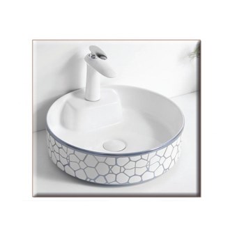 GLORIA STAR - GREY ΝΙΠΤΗΡΑΣ WHITE GREY DECOR ΣΚΕΤΟΣ (88-8537) - HUIDA