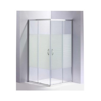 GLORIA ASCOT STR ΚΑΜΠΙΝΑ ΤΕΤΡΑΓΩΝΗ ΛΕΥΚΗ ΜΕ ΔΙΑΦΑΝΕΣ ΓΥΑΛΙ ΣΚΕΤΗ (70-1910) - HUIDA