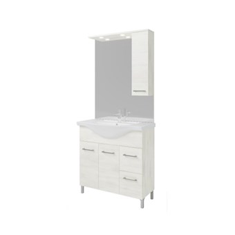 GLORIA RUBINO - 85 ROVERE BIANCO ΠΑΓΚΟΣ ΜΕ ΠΟΡΤΕΣ (68-8542) ΜΕ ΝΙΠΤΗΡΑ ΠΟΡΣΕΛΑΝΗΣ (27-8542) & ΚΑΘΡΕΠΤΗ ΜΕ ΝΤΟΥΛΑΠΙ ΚΑΙ ΦΩΣ LED (68-8540) - HUIDA GLORIA RUBINO - 85 ROVERE BIANCO ΠΑΓΚΟΣ ΜΕ ΠΟΡΤΕΣ (68-8542) ΜΕ ΝΙΠΤΗΡΑ ΠΟΡΣΕΛΑΝΗΣ (27-8542) & ΚΑΘΡΕΠΤΗ ΜΕ ΝΤΟΥΛΑΠΙ ΚΑΙ ΦΩΣ LED (68-8540) - HUIDA