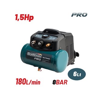 BORMANN - BAT5100 PRO ΑΕΡΟΣΥΜΠΙΕΣΤΗΣ OIL-LESS 1.5Hp BORMANN - BAT5100 PRO ΑΕΡΟΣΥΜΠΙΕΣΤΗΣ OIL-LESS 1.5Hp