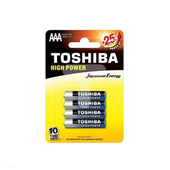 TOSHIBA - ΜΠΑΤΑΡΙΑ ΑΛΚΑΛΙΚΗ HIGH POWER AAA LR03GCP BP-4 (LR03GCP BP-4) TOSHIBA - ΜΠΑΤΑΡΙΑ ΑΛΚΑΛΙΚΗ HIGH POWER AAA LR03GCP BP-4 (LR03GCP BP-4)