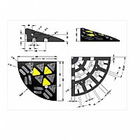 DOORADO - ΑΚΡΙΑΝΟ ΤΜΗΜΑ ΡΑΜΠΑΣ ΠΕΖΟΔΡΟΜΙΩΝ 10cm (PARK-DH-UP-1E)