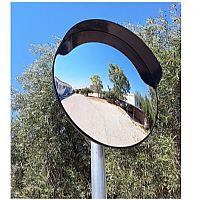 DOORADO - ΚΑΘΡΕΦΤΗΣ ΑΣΦΑΛΕΙΑΣ 45cm ΜΑΥΡΟΣ ΕΞΩΤΕΡΙΚΟΣ (PARK-EC-45-BLACK)