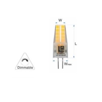 LED ΛΑΜΠΑ ADELEQ G4 ΣΙΛΙΚΟΝΗΣ ΜΑΤ 3W 12VAC/DC ΝΤΙΜΑΡΙΖΟΜΜΕΝΗ ΨΥΧΡΟ ΦΩΣ 6200Κ (13-090309) LED ΛΑΜΠΑ ADELEQ G4 ΣΙΛΙΚΟΝΗΣ ΜΑΤ 3W 12VAC/DC ΝΤΙΜΑΡΙΖΟΜΜΕΝΗ ΨΥΧΡΟ ΦΩΣ 6200Κ (13-090309)