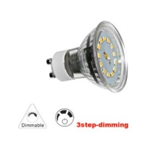 LED ΛΑΜΠΑ ADELEQ GU10 SMD ΓΥΑΛΙΝΗ 5W 230V 110 ΝΤΙΜΑΡΙΖΟΜΕΝΗ ΜΕ 3 ΕΠΙΠΕΔΑ ΘΕΡΜΟ ΦΩΣ 3000Κ (13-102935009) LED ΛΑΜΠΑ ADELEQ GU10 SMD ΓΥΑΛΙΝΗ 5W 230V 110 ΝΤΙΜΑΡΙΖΟΜΕΝΗ ΜΕ 3 ΕΠΙΠΕΔΑ ΘΕΡΜΟ ΦΩΣ 3000Κ (13-102935009)