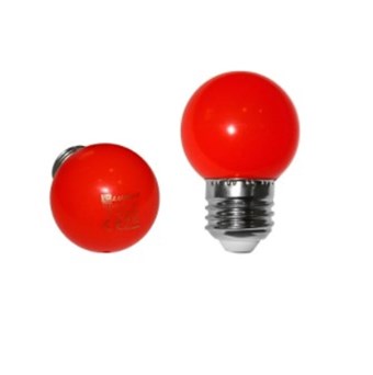 LED ΛΑΜΠΑ ADELEQ ΣΦΑΙΡΙΚΗ Ε27 2W 230V ΚΟΚΚΙΝΟ ΦΩΣ (13-27022)