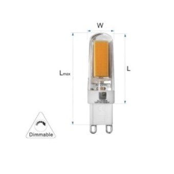 LED ΛΑΜΠΑ ADELEQ G9 2,5W 230VAC COB ΚΕΡΑΜΙΚΗ ΒΑΣΗ ΝΤΙΜΑΡΙΖΟΜΜΕΝΗ ΘΕΡΜΟ ΦΩΣ 3000Κ (13-9125009) LED ΛΑΜΠΑ ADELEQ G9 2,5W 230VAC COB ΚΕΡΑΜΙΚΗ ΒΑΣΗ ΝΤΙΜΑΡΙΖΟΜΜΕΝΗ ΘΕΡΜΟ ΦΩΣ 3000Κ (13-9125009)
