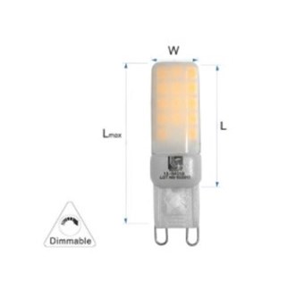 LED ΛΑΜΠΑ ADELEQ G9 4,5W 230V ΣΙΛΙΚΟΝΗΣ ΜΑΤ ΝΤΙΜΑΡΙΖΟΜΜΕΝΗ ΘΕΡΜΟ ΦΩΣ 3000Κ (13-945009) LED ΛΑΜΠΑ ADELEQ G9 4,5W 230V ΣΙΛΙΚΟΝΗΣ ΜΑΤ ΝΤΙΜΑΡΙΖΟΜΜΕΝΗ ΘΕΡΜΟ ΦΩΣ 3000Κ (13-945009)