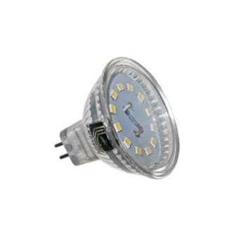 LED ΛΑΜΠΑ ADELEQ MR16 5W 12VAC/DC SMD ΓΥΑΛΙΝΗ 110° ΘΕΡΜΟ ΦΩΣ 3000Κ (13-01615500)