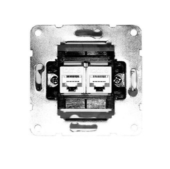 ΜΗΧΑΝΙΣΜΟΣ ΠΡΙΖΑΣ ADELEQ DATA RJ45 CAT6 + ΤΗΛΕΦΩΝΟΥ RG11 (15-019)