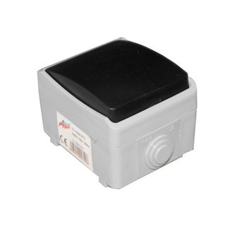 ΜΠΟΥΤΟΝ ΕΞΩΤΕΡΙΚΟ ADELEQ ΣΤΕΓΑΝΟ IP44 16A ΓΚΡΙ (13-13501213)