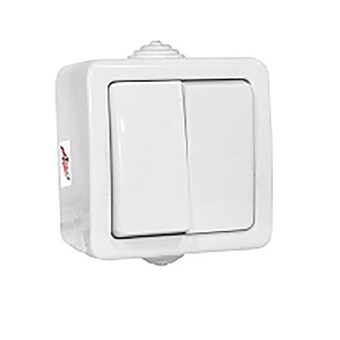 ΔΙΑΚΟΠΤΗΣ ADELEQ ΕΞΩΤΕΡΙΚΟΣ ΣΤΕΓΑΝΟΣ IP44 10A ΚΟΜΜΥΤΑΤΕΡ ΛΕΥΚΟΣ (13-24501221)