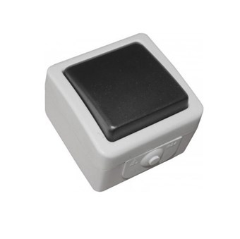 ΔΙΑΚΟΠΤΗΣ ADELEQ ΕΞΩΤΕΡΙΚΟΣ ΣΤΕΓΑΝΟΣ IP44 10A ΑΠΛΟΣ ΓΚΡΙ (13-10501211)