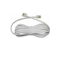 ΚΑΛΩΔΙΑ ΠΡΟΕΚΤΑΣΗΣ ΤΗΛΕΦΩΝΟΥ 6p4c ΠΛΑΚΕ ΛΕΥΚΑ (17-020150)