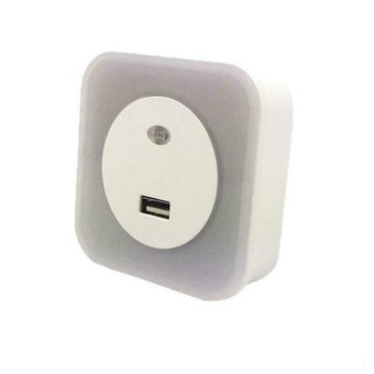 FERRARA - ΦΩΤΙΣΤΙΚΟ ΝΥΧΤΟΣ 1,5W 220V LED ΜΕ USB & ΦΩΤΟΚΥΤΤΑΡΟ 2700Κ (145-15060) FERRARA - ΦΩΤΙΣΤΙΚΟ ΝΥΧΤΟΣ 1,5W 220V LED ΜΕ USB & ΦΩΤΟΚΥΤΤΑΡΟ 2700Κ (145-15060)