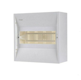 HAGER - MINI GAMMA ΠΙΝΑΚΑΣ ΡΕΥΜΑΤΟΣ ΕΠΙΤΟΙΧΟΣ 1x8 (GD108N)