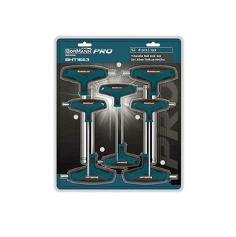 BORMANN - BHT1663 ΑΛΛΕΝ ΤΑΦ ΜΕ ΜΠΙΛΙΑ ΣΕΤ 8τεμ.