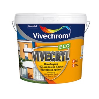 VIVECHROM - VIVECRYL ECO / ΛΕΥΚΟ ΟΙΚΟΛΟΓΙΚΟ 100% ΧΡΩΜΑ ΕΞΩΤΕΡΙΚΗΣ ΧΡΗΣΗΣ