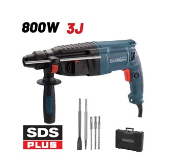 BORMANN - BPH3010 ΠΙΣΤΟΛΕΤΟ ΣΚΑΠΤΙΚΟ ΠΕΡΙΣΤΡΟΦΙΚΟ 800W SDS-PLUS  (045809)